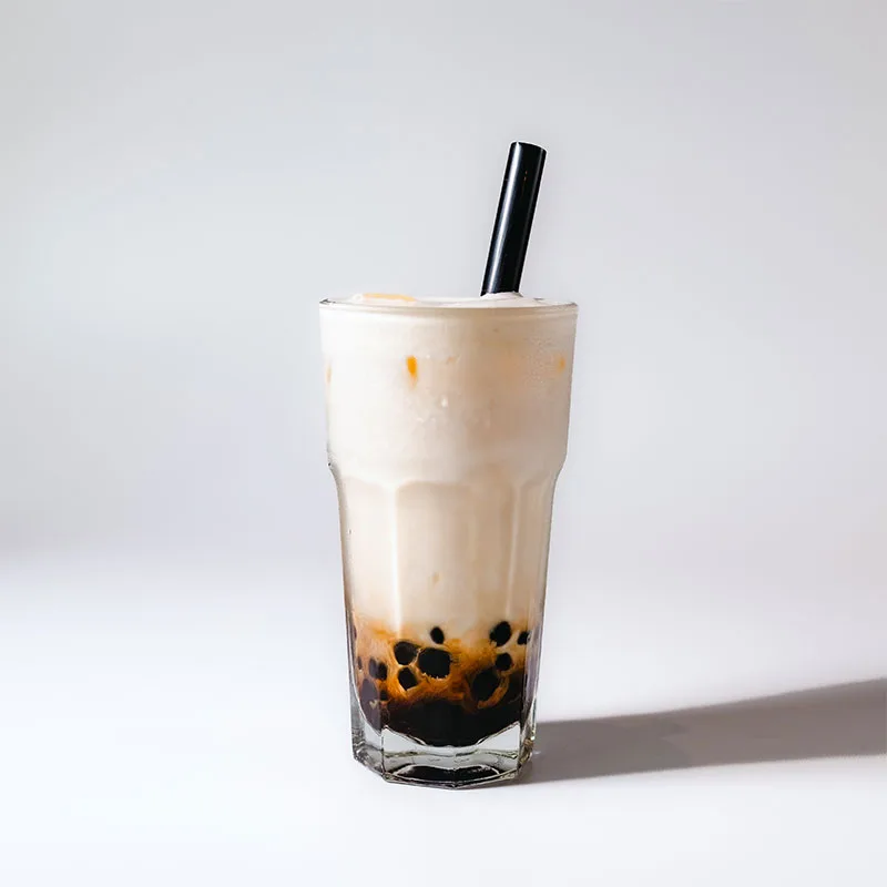111 흑당 버블 밀크티
