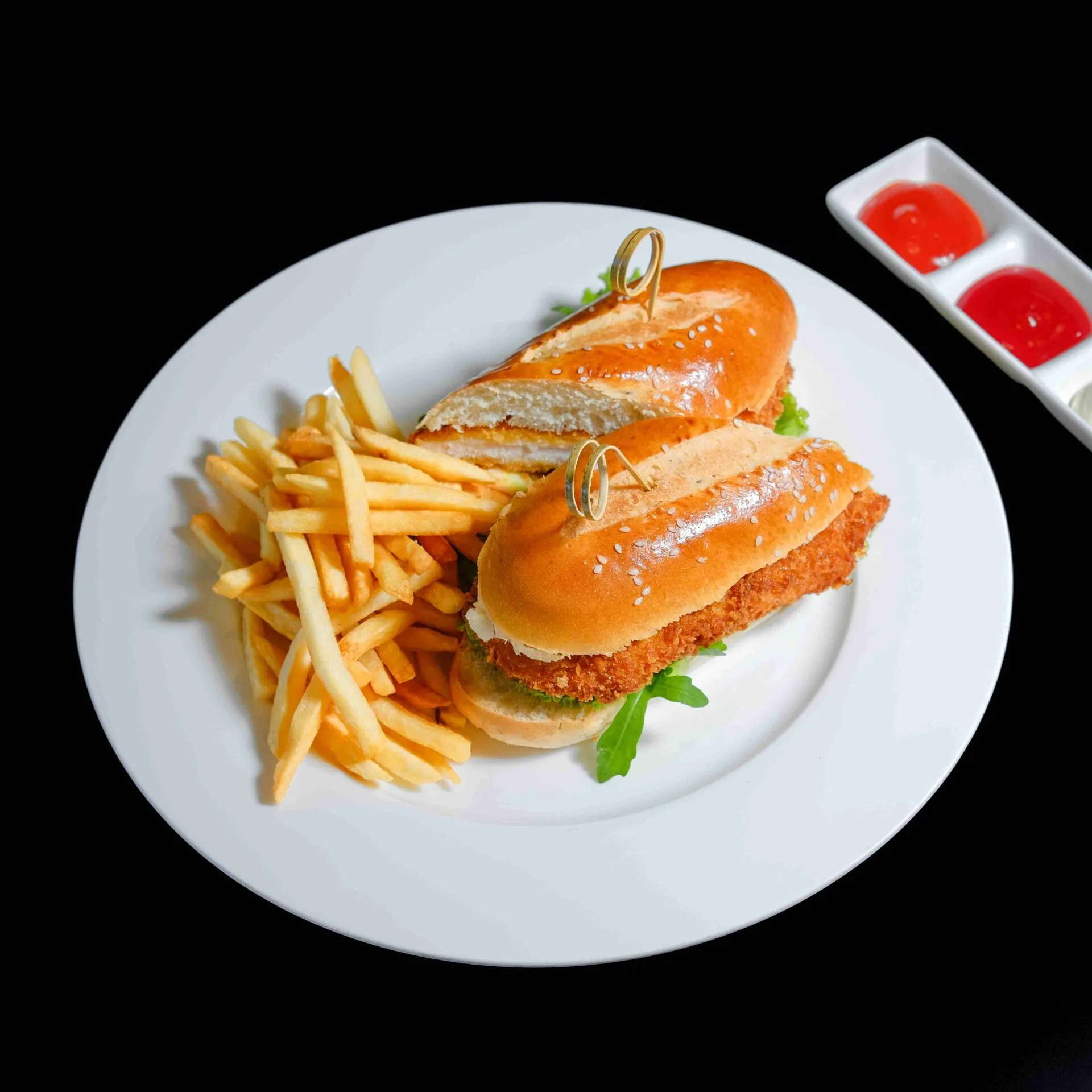 012 Bánh Mì Kẹp Thịt Gà